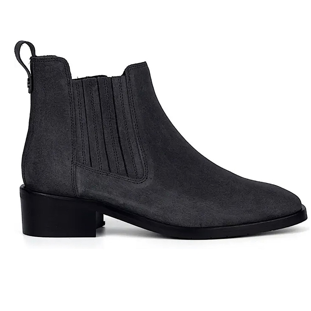 AQUATALIA Women’s Black Suede Carmie Booties Size 6.5 NEW WITH TAGS